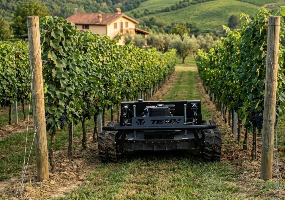 Robot Kosilica Tenk T-90 Black Beast u Vinogradu